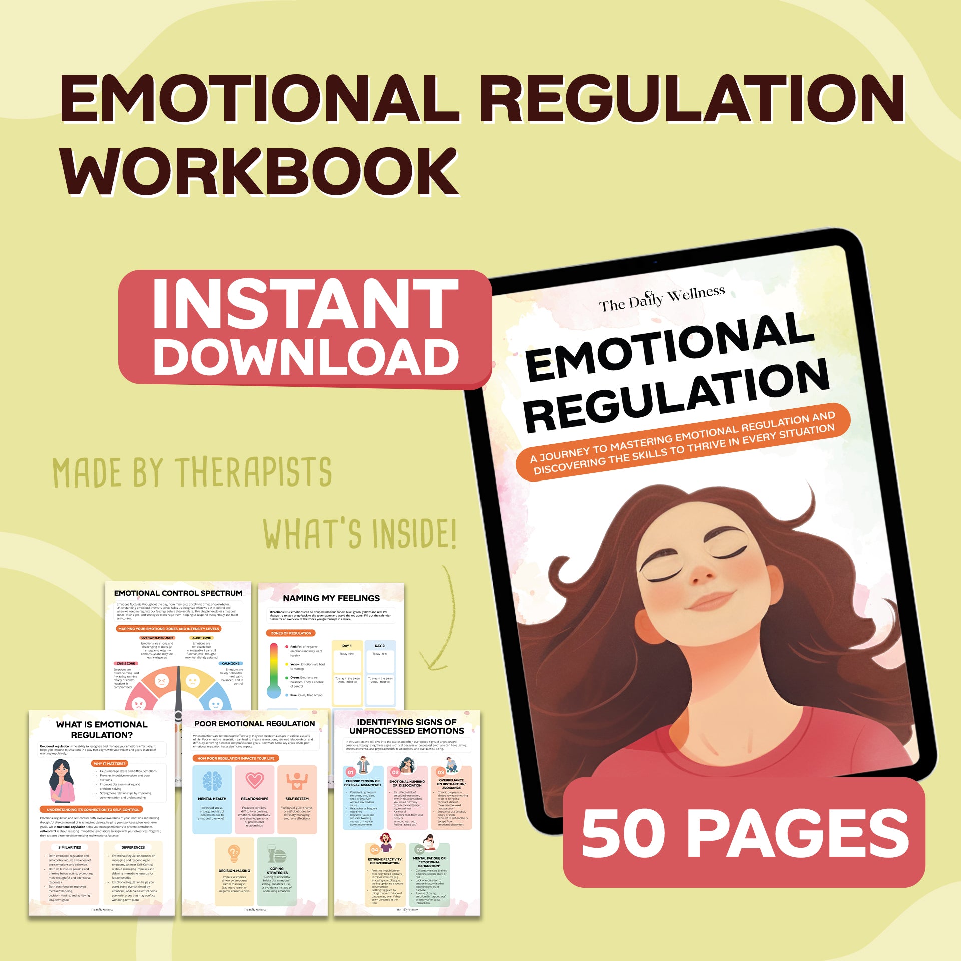Emotional Regulation Mastery Workbook