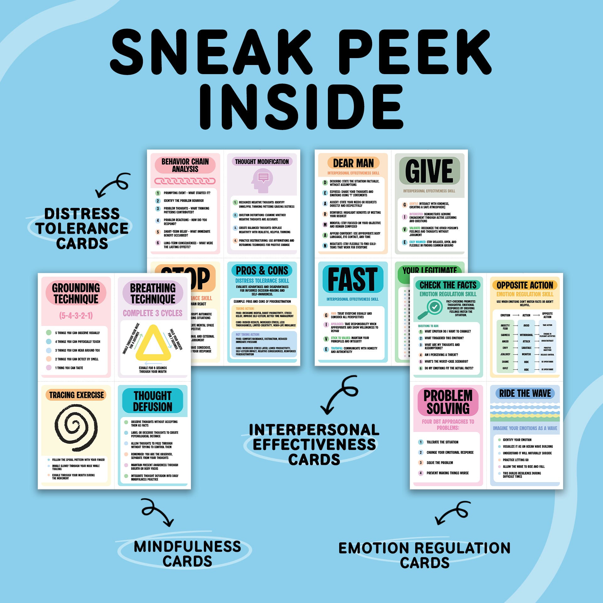 DBT Skills Mastery Cards