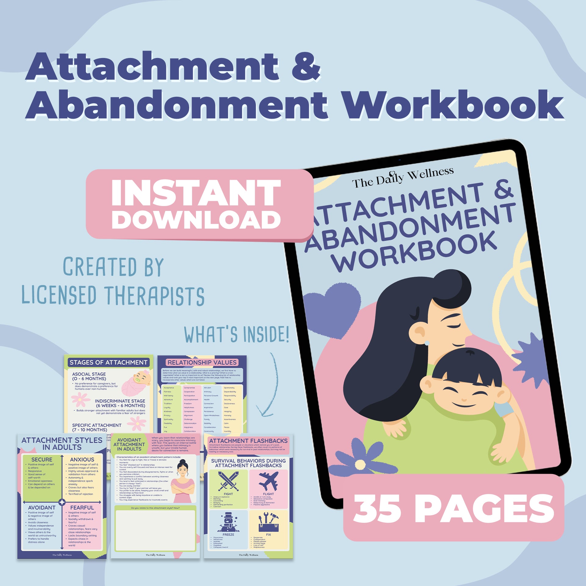 The Attachment & Abandonment Workbook