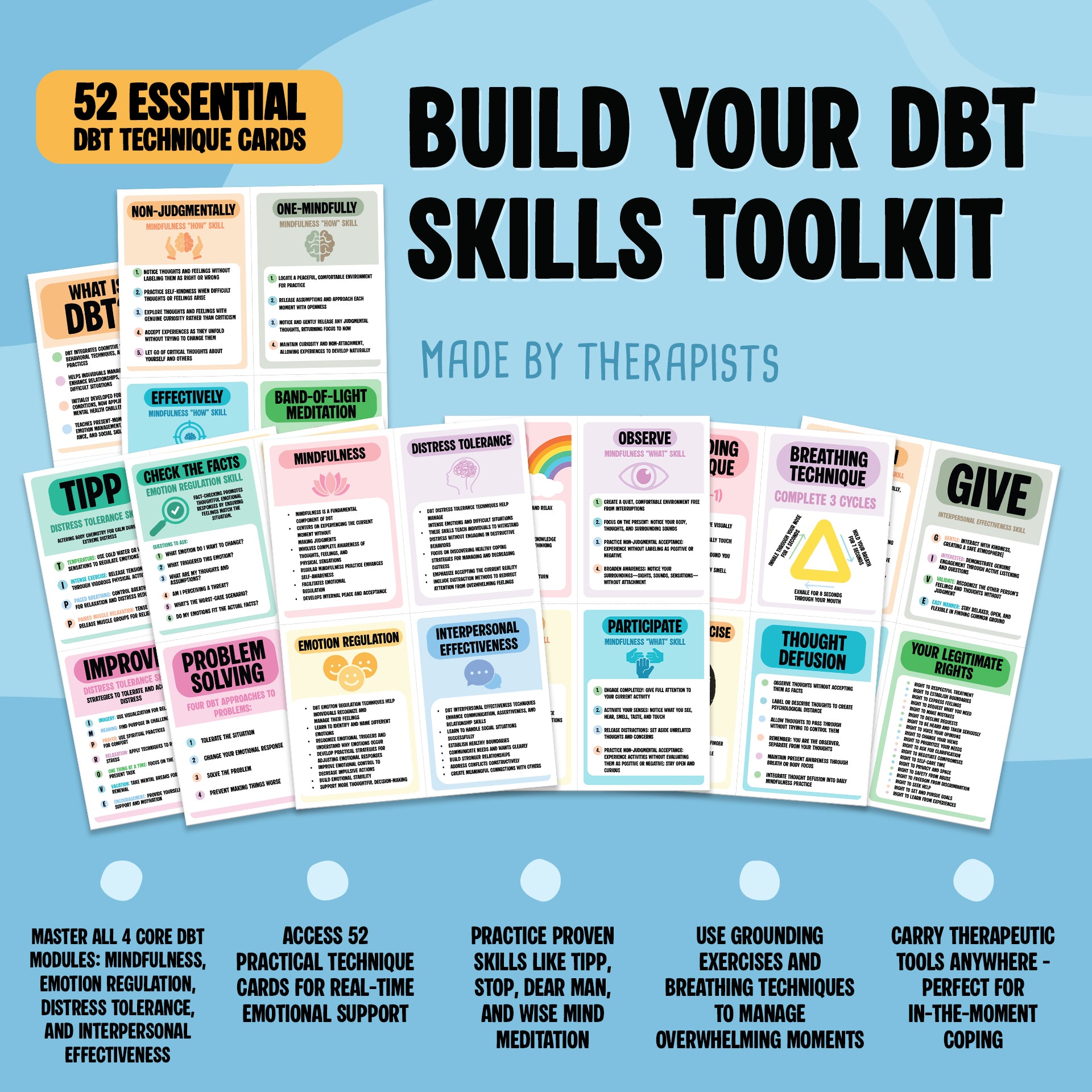 DBT Skills Mastery Cards