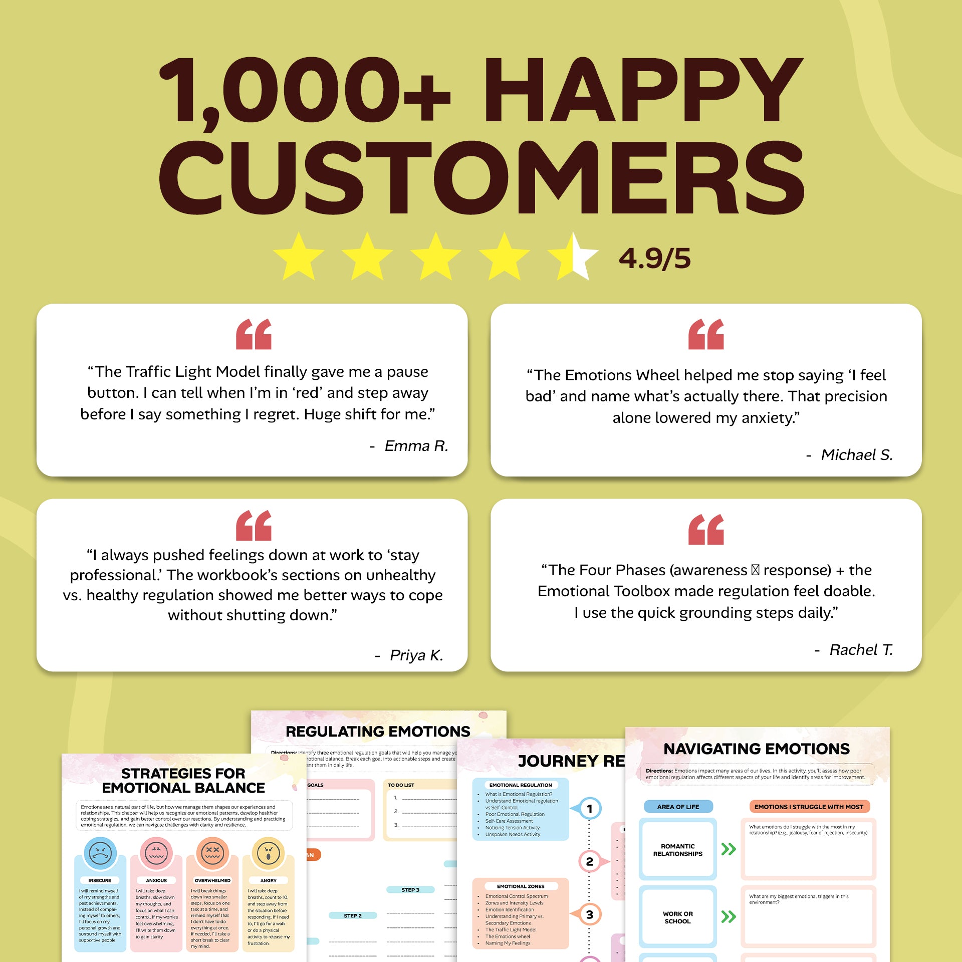 Emotional Regulation Mastery Workbook