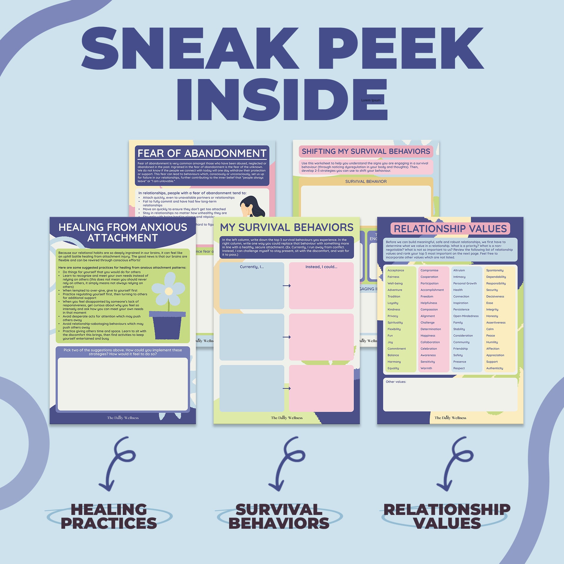 The Attachment & Abandonment Workbook