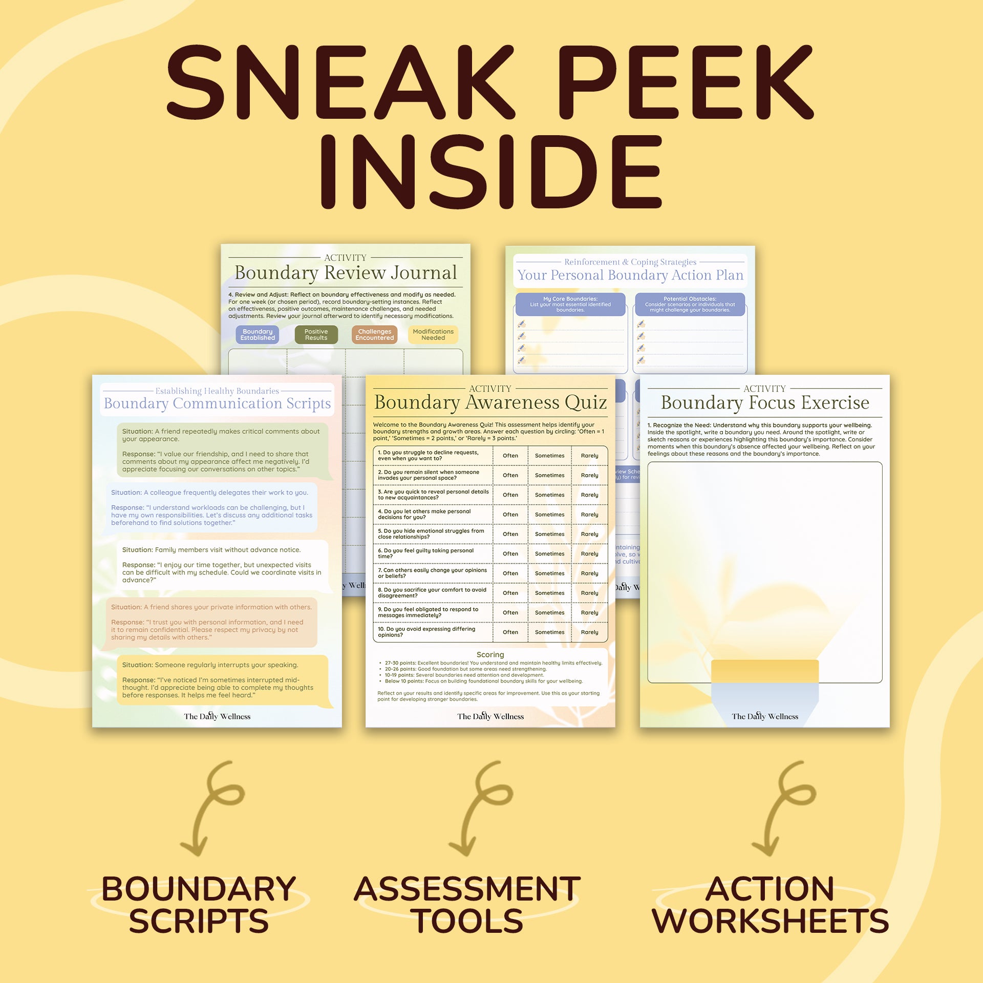 The Boundaries Workbook